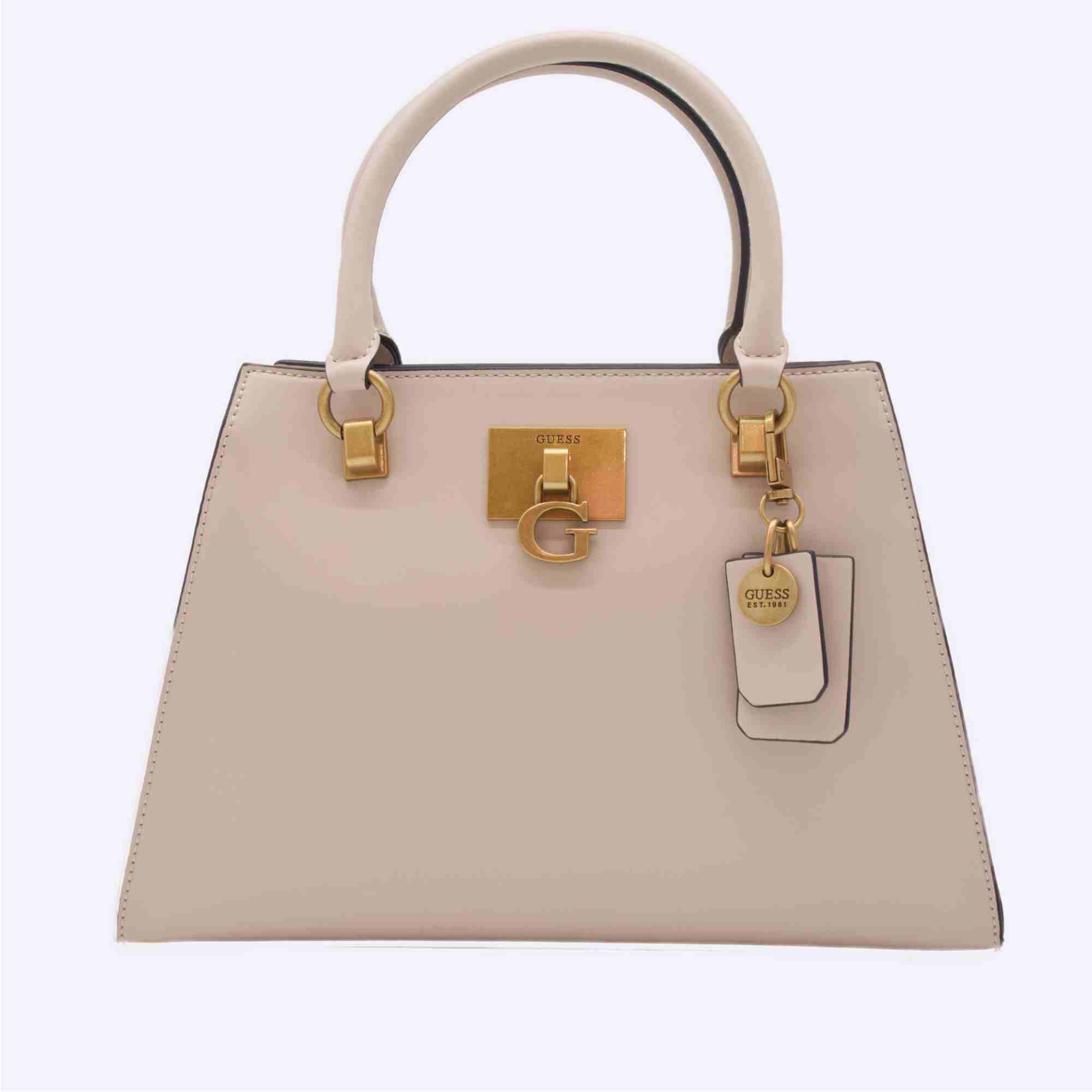 Guess bag beige with gold clasp